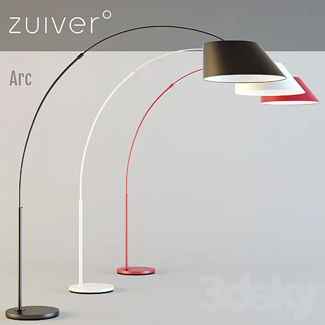 Zuiver _ Arc floor lamp 3DModel Zuiver _ Arc floor lamp 3DModel