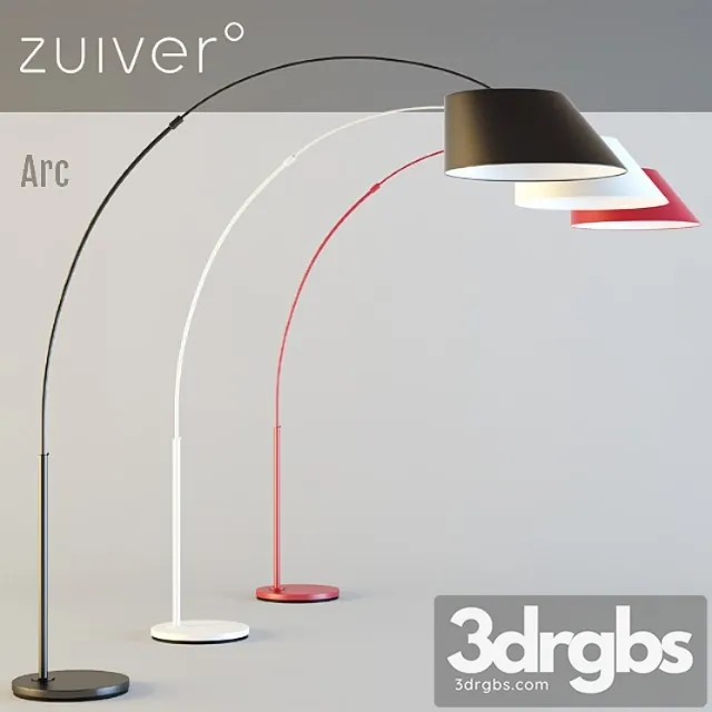 Zuiver Arc Floor Lamp 1 3D Model Download