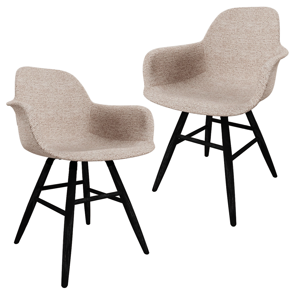 Zuiver Group   – Armchair Albert Kuip soft beige 3D Model
