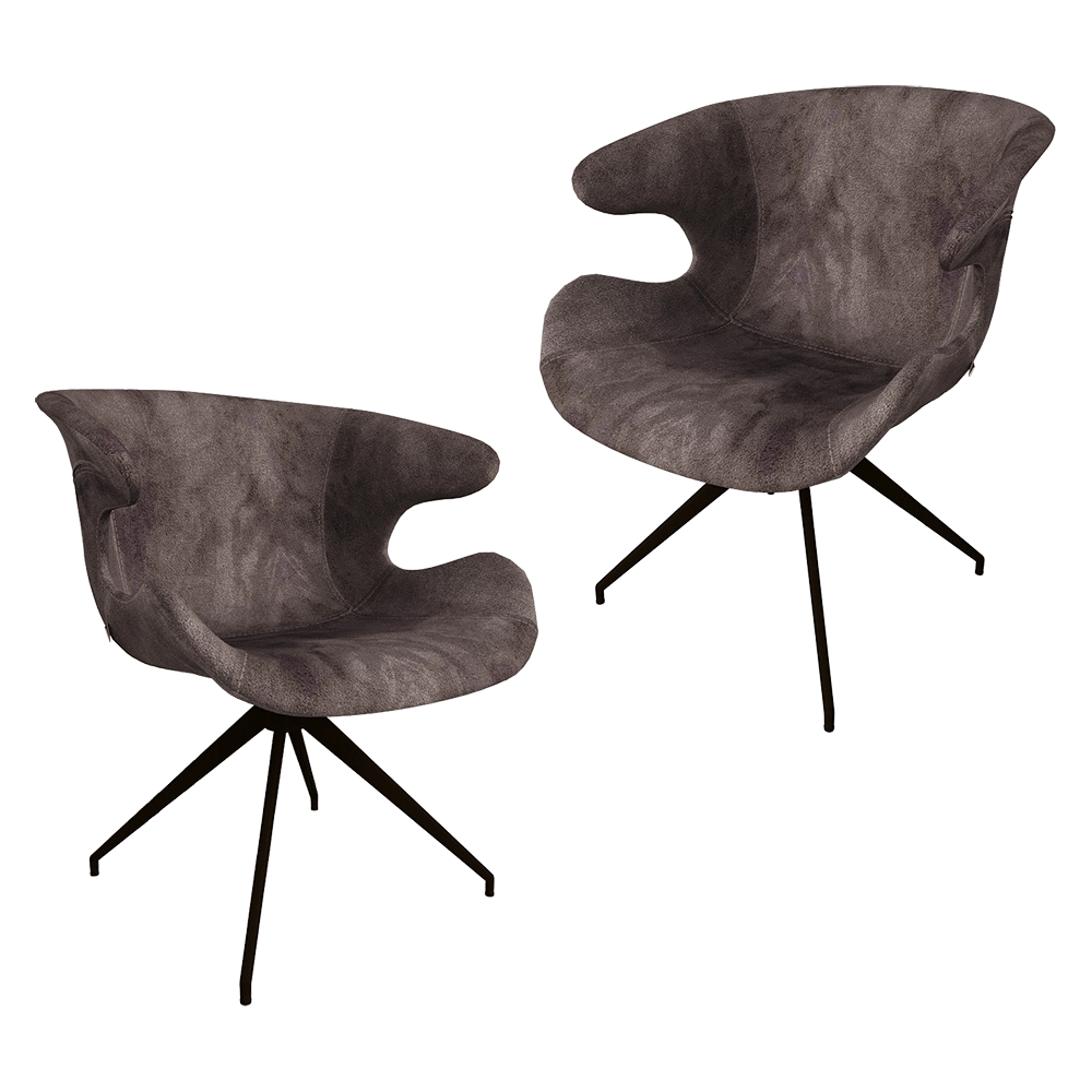 Zuiver Group   – Armchair Mia Gray 3D Model
