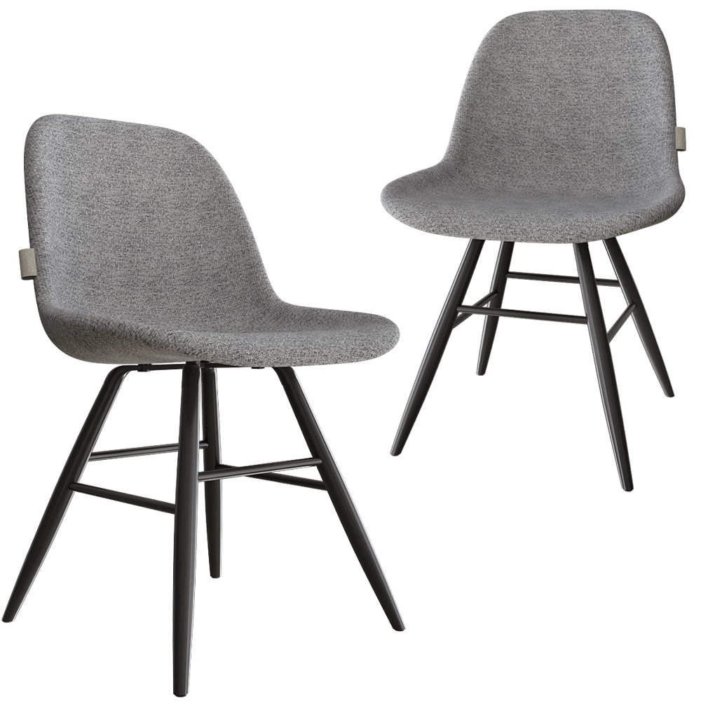 Zuiver Group   – Chair Albert Kuip soft light gray 3D Model