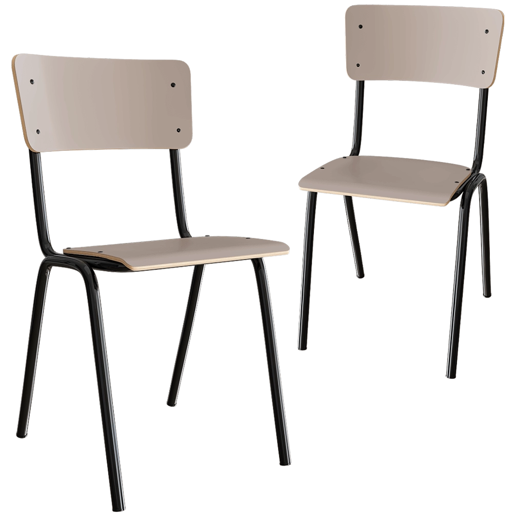 Zuiver Group   – Chair Back To School Mat Beige 3D Model