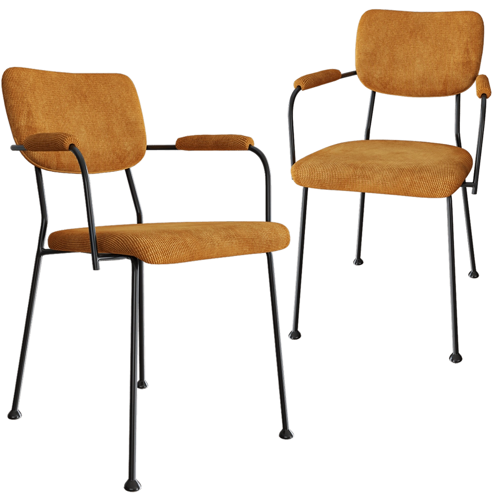 Zuiver Group   – Chair Benson with armrests 3D Model