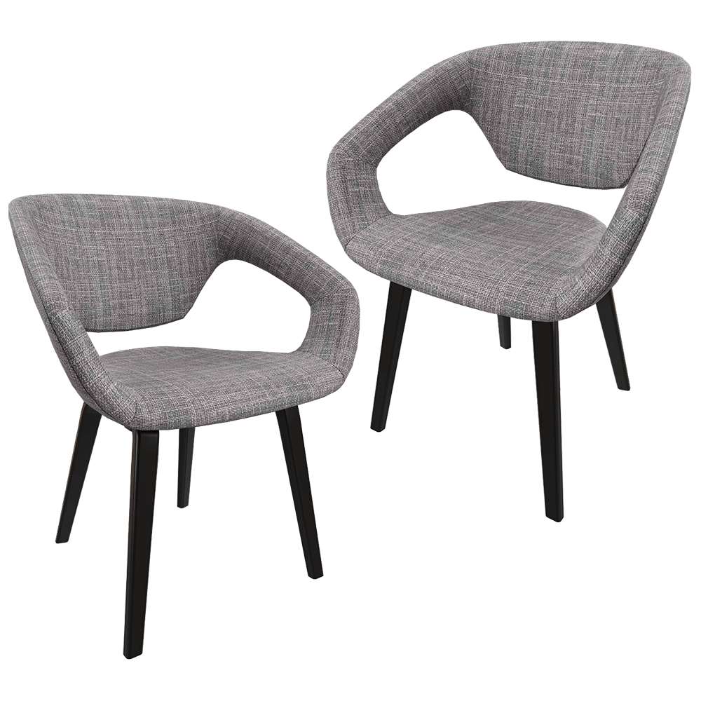 Zuiver Group – Chair Flexback black grey 3D Model Zuiver Group – Chair Flexback black grey 3D Model