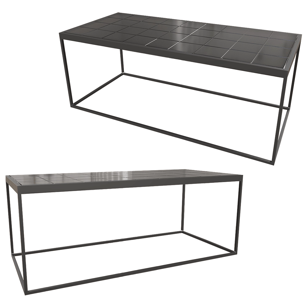 Zuiver Group   – Coffee table Glazed black 3D Model