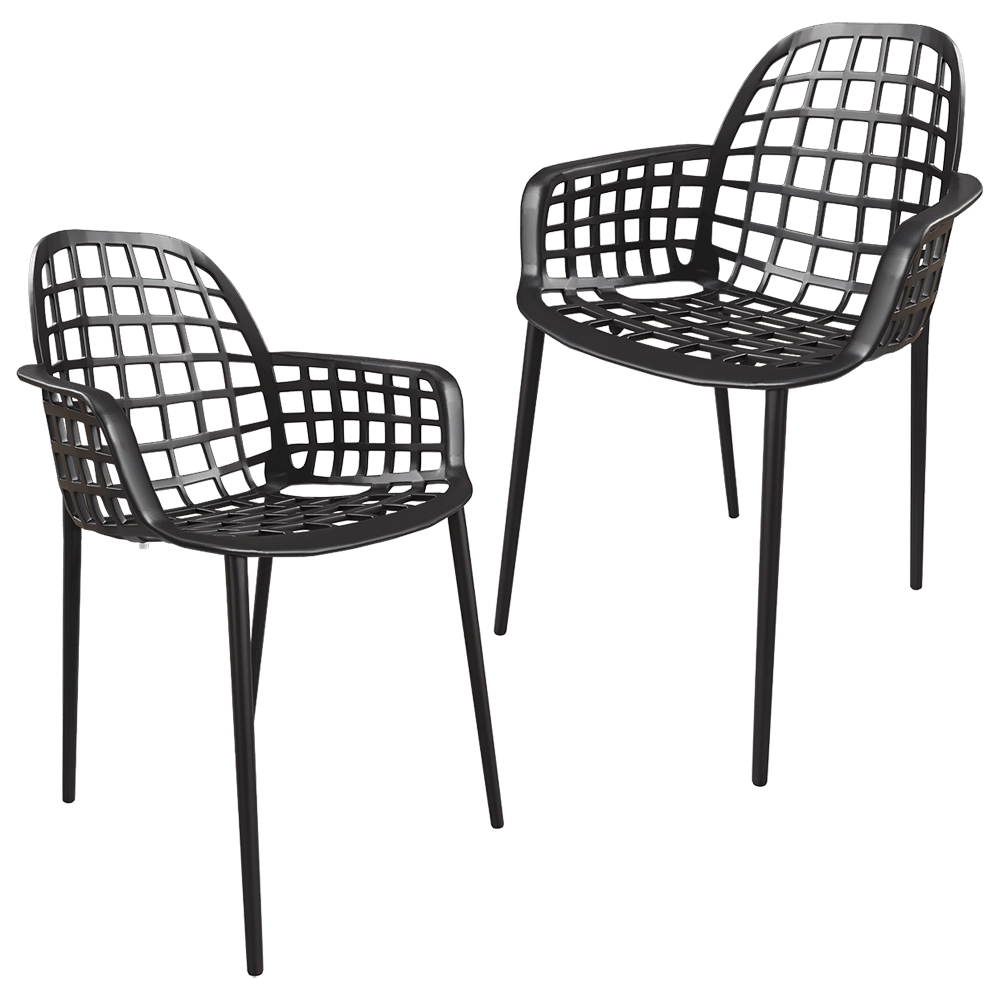 Zuiver Group – Сhair Albert Kuip Garden black 3D Model Zuiver Group – Сhair Albert Kuip Garden black 3D Model