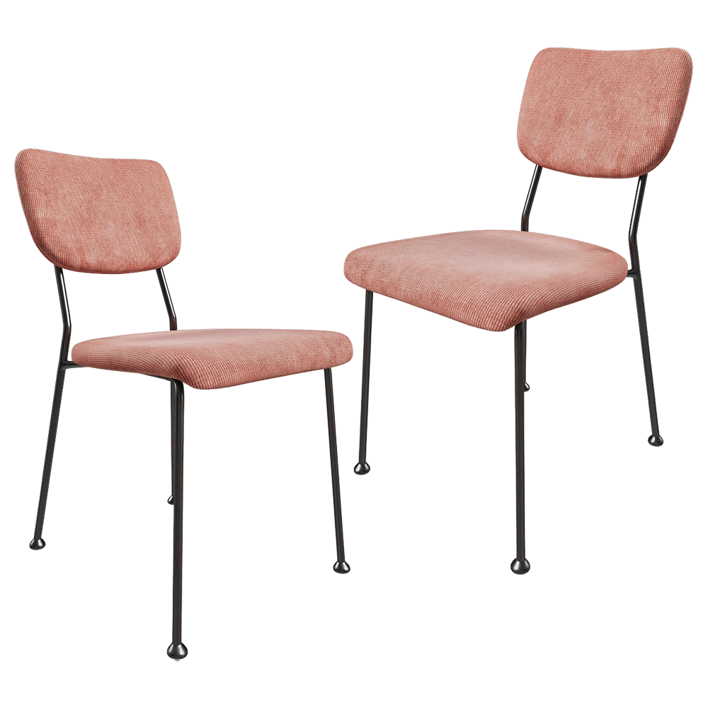 Zuiver Group – Сhair Benson pink 3D Model Zuiver Group – Сhair Benson pink 3D Model