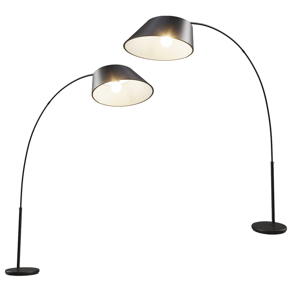 Zuiver Group   – Floor lamp Arc black 3D Model