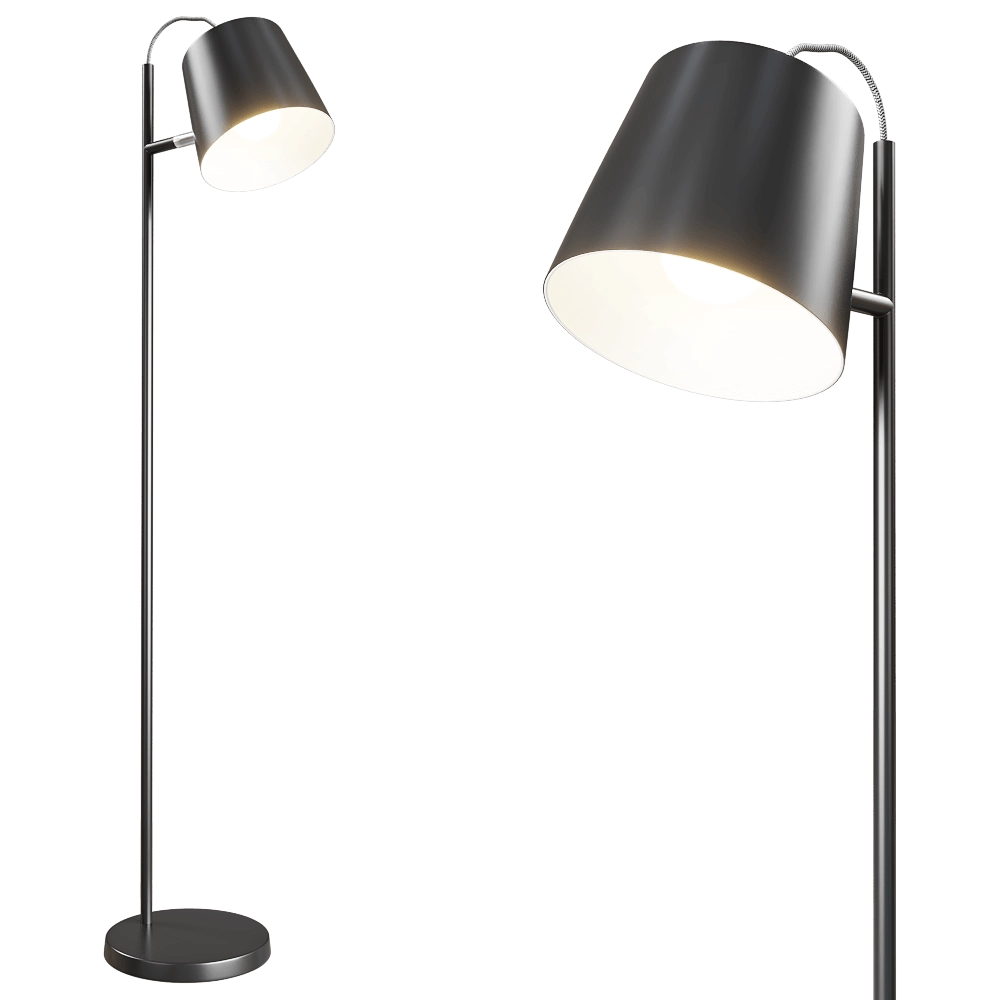 Zuiver Group   – Floor lamp Buckle Head black 3D Model