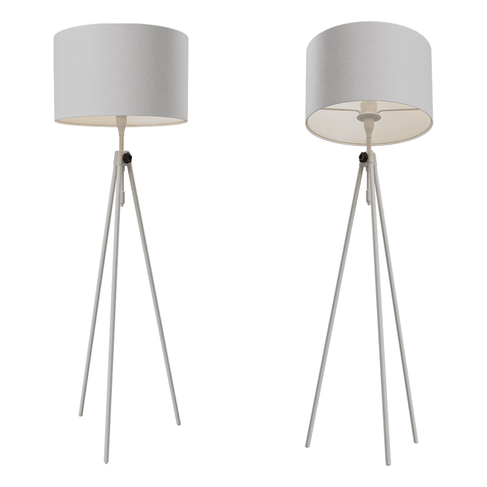 Zuiver Group   – Floor lamp Lesley white 3D Model
