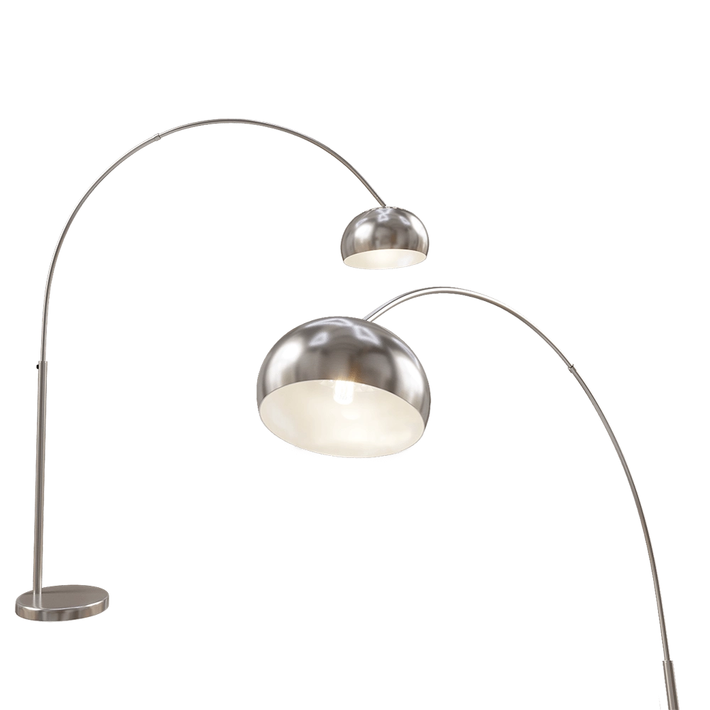 Zuiver Group   – Floor lamp Metal bow grey 3D Model