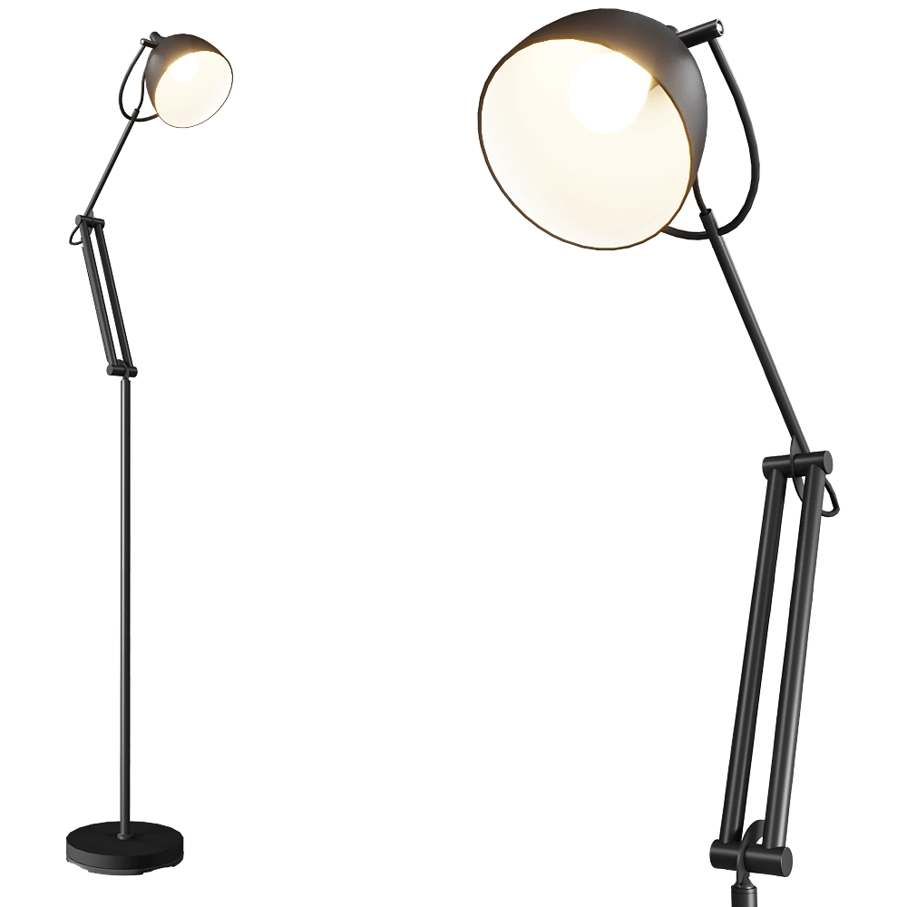 Zuiver Group   – Floor Lamp Reader Matt Black 3D Model