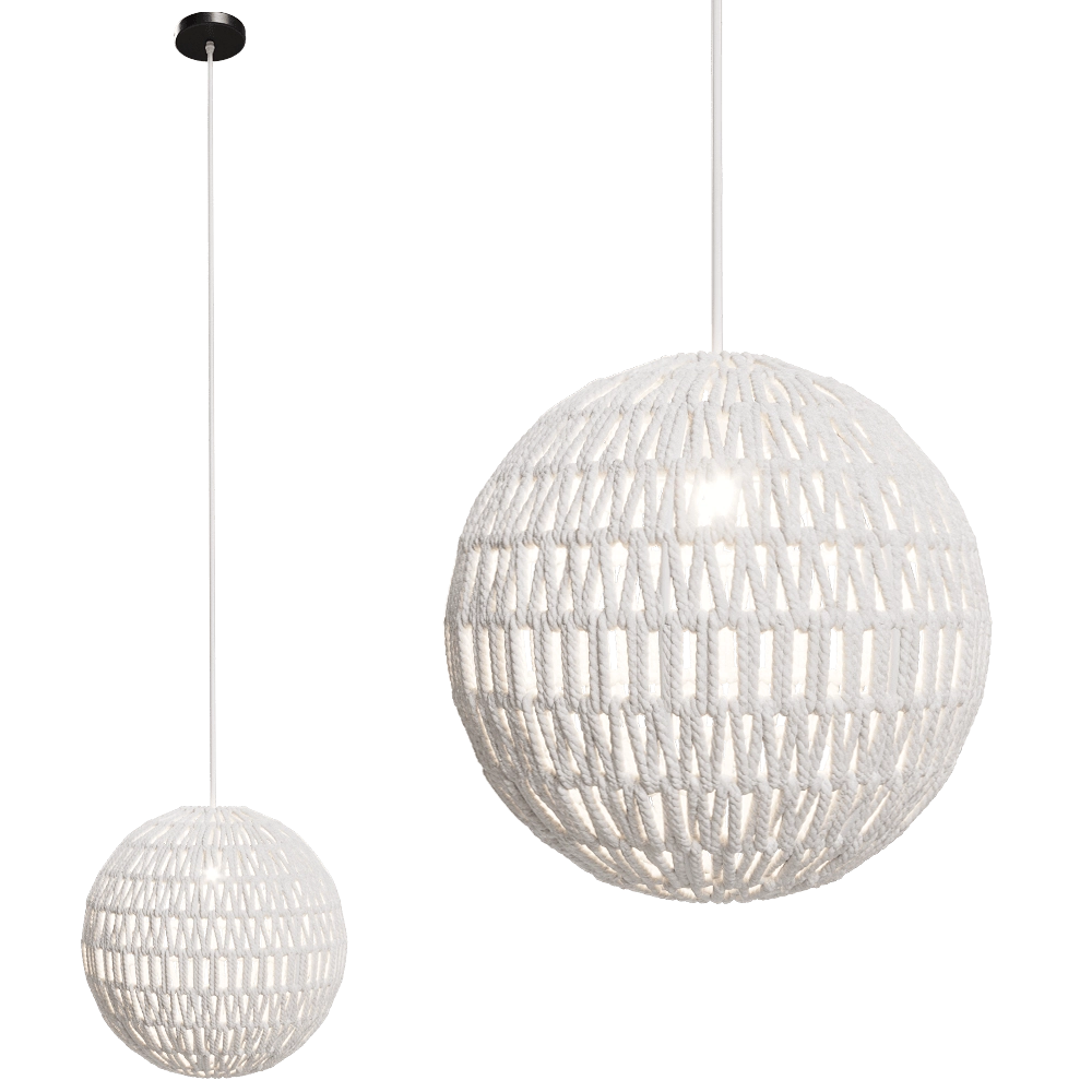 Zuiver Group   – Pendant lamp Cable 40 white 3D Model