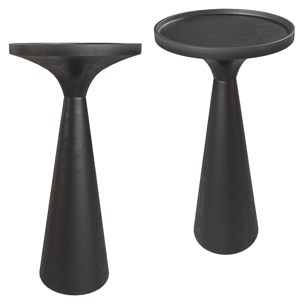 Zuiver Group   – Side table Floss black 3D Model