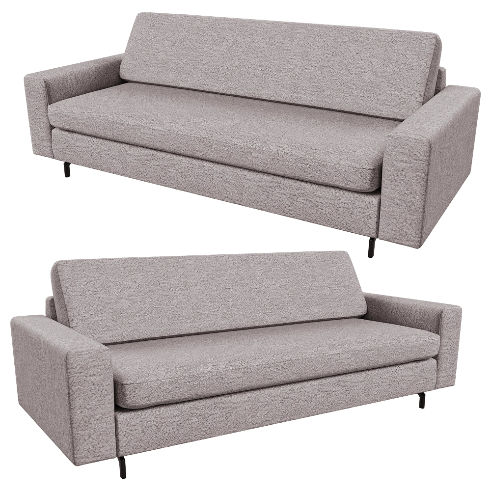 Zuiver Group – Sofa Jean 25-seater grey 3D Model Zuiver Group – Sofa Jean 25-seater grey 3D Model