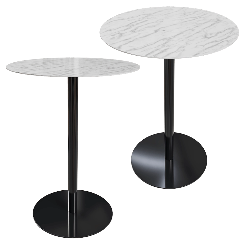 Zuiver Group   – Table Bistro Snow marble 3D Model