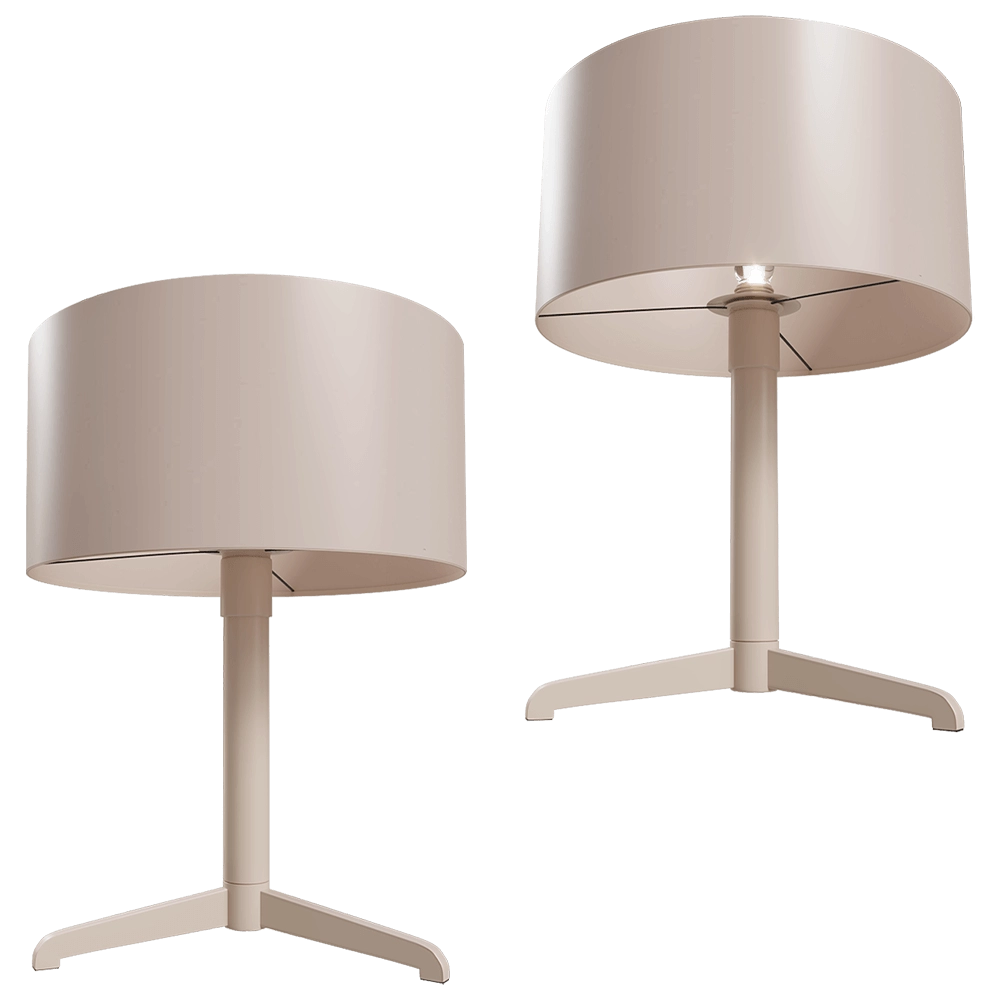 Zuiver Group   – Table lamp Shelby taupe 3D Model