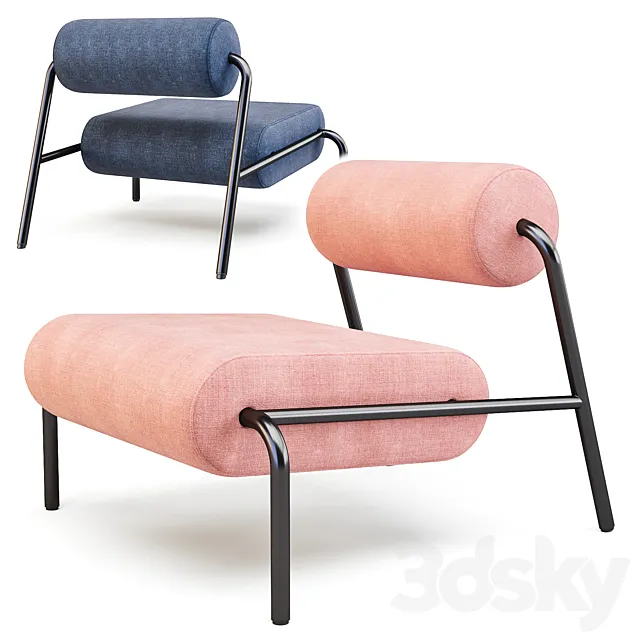 Zuiver: Lekima – ArmChair 3D Model