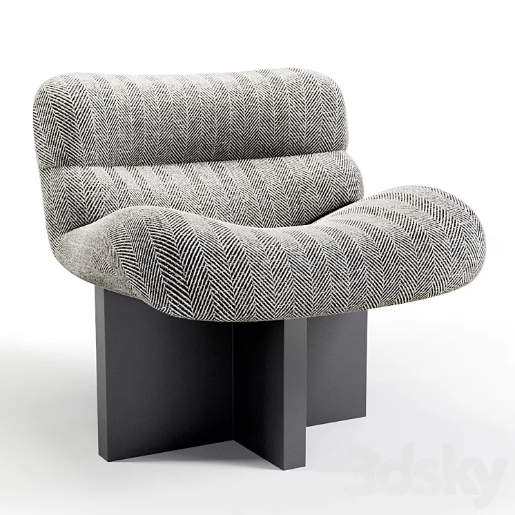 ZUMA LOUNGE – Modern Chair 3D Model Free Download