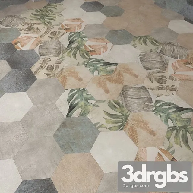 Zyx tropic & amazonia multitexture tiles 3D Model Download