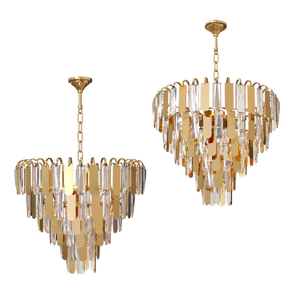 ZZOK – Chandelier Milosh 0632CL-8GD 3D Model
