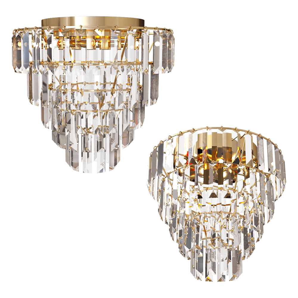 ZZOK – Chandelier Milosh 0679CL-14GD 3D Model