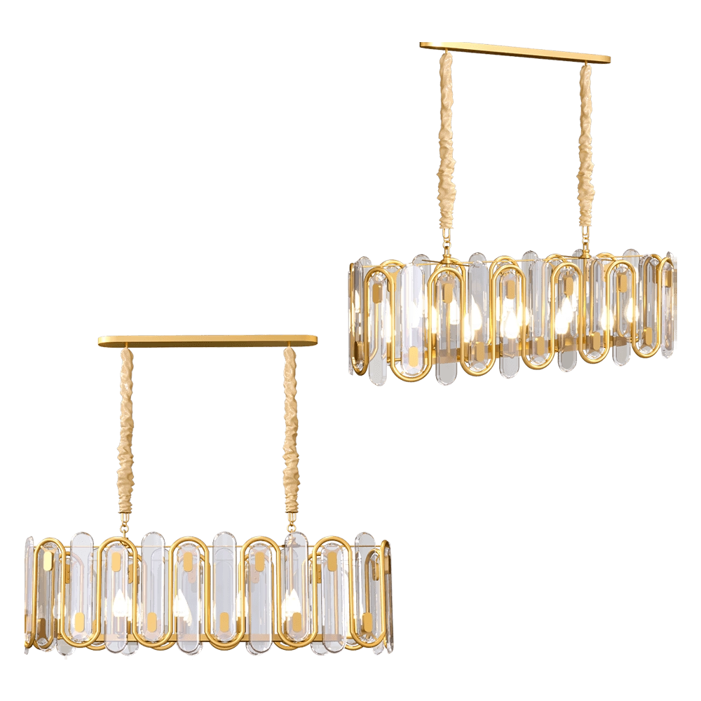 ZZOK – Chandelier Milosh 0810CL-10GD 3D Model