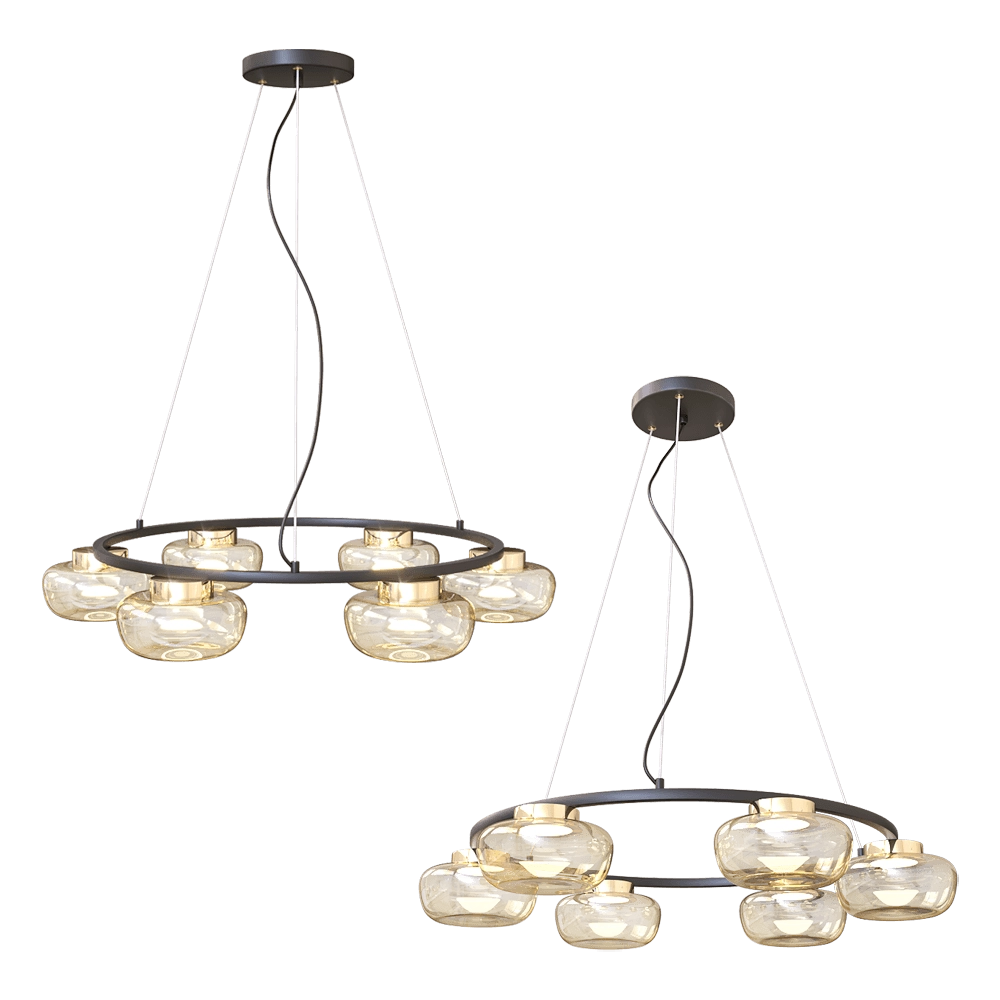 ZZOK – Chandelier Milosh tendence 0702CL-6BK 3D Model