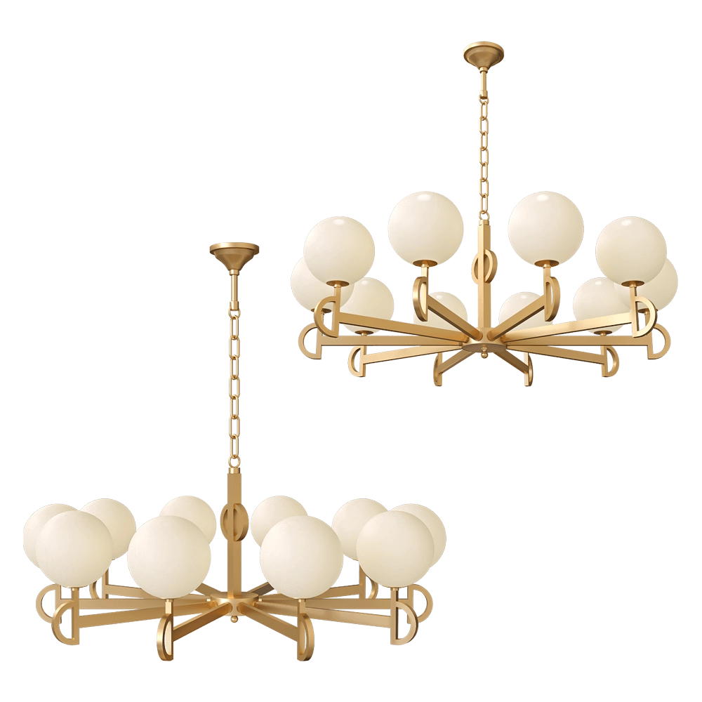 ZZOK – Chandelier Milosh tendence 0746CL-10GD 3D Model