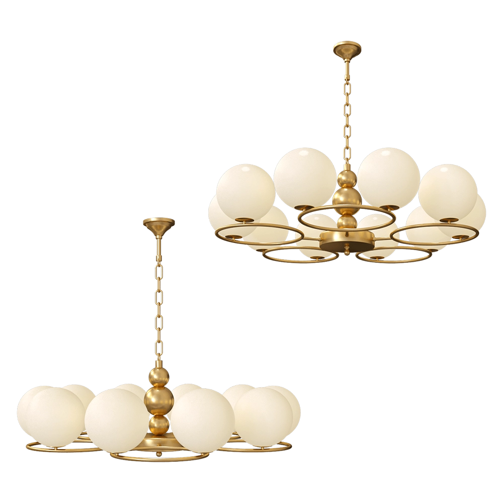 ZZOK – Chandelier Milosh tendence 0746CL-10GD 3D Model