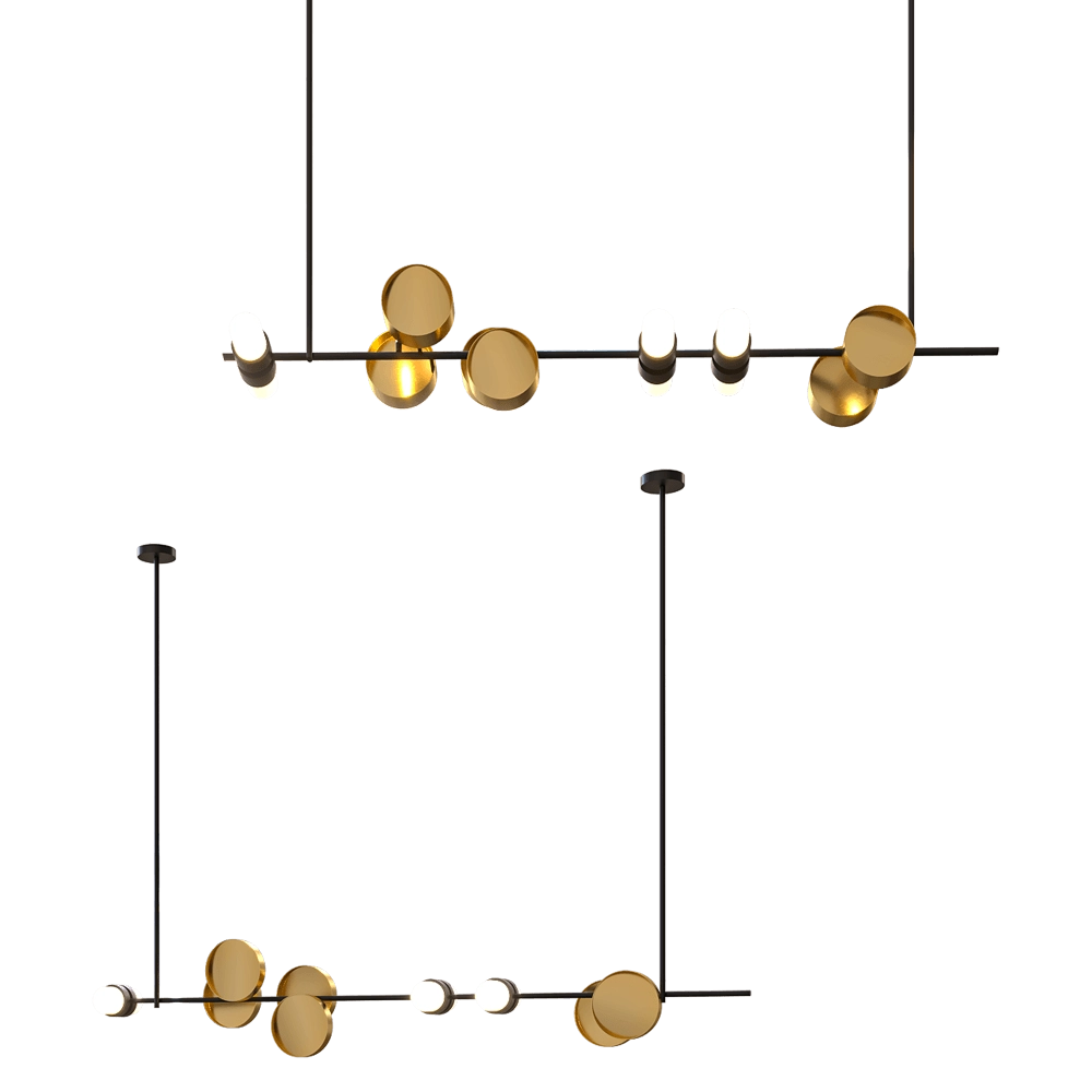 ZZOK – Chandelier Milosh tendence 0871CL-9BK 3D Model
