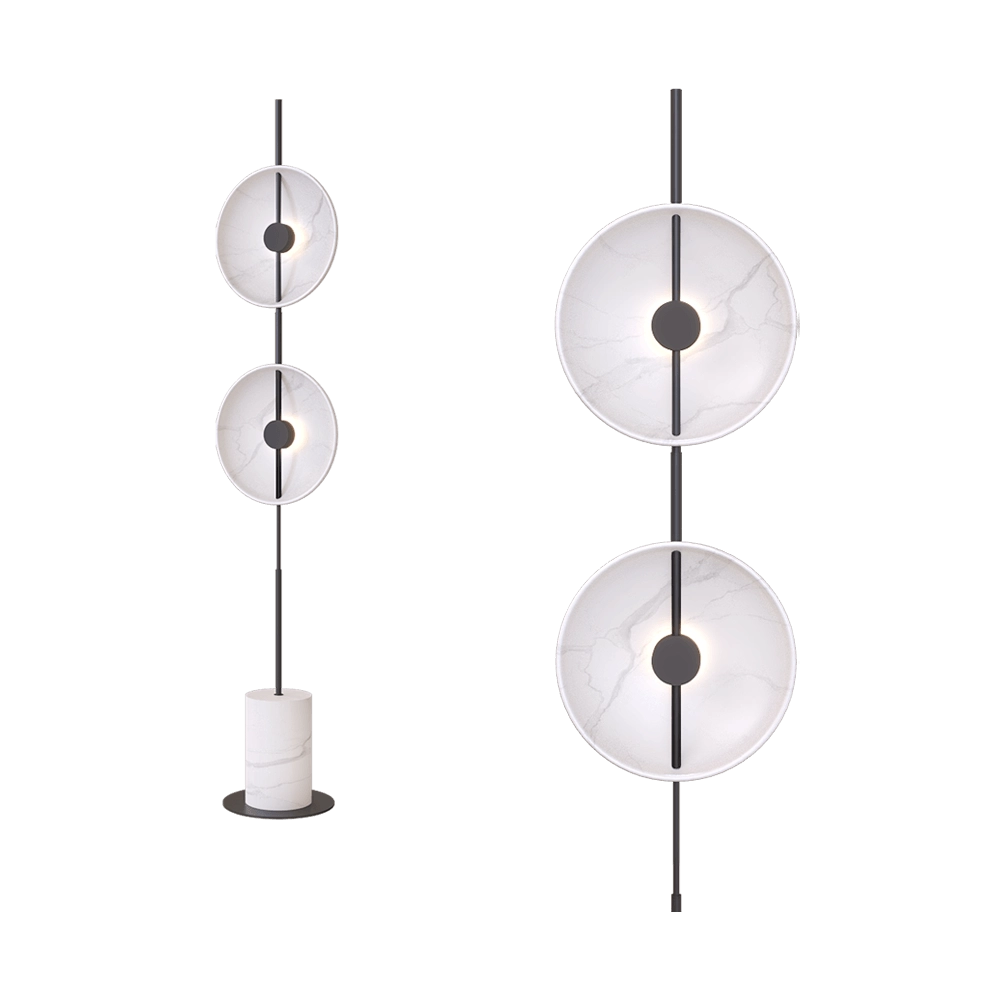 ZZOK – Floor lamp Milosh tendence 0751FL-2BK 3D Model