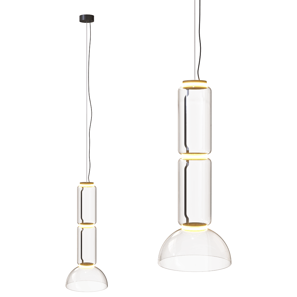 ZZOK – Pendant lamp Milosh tendence 0749PL/A-3BK 3D Model