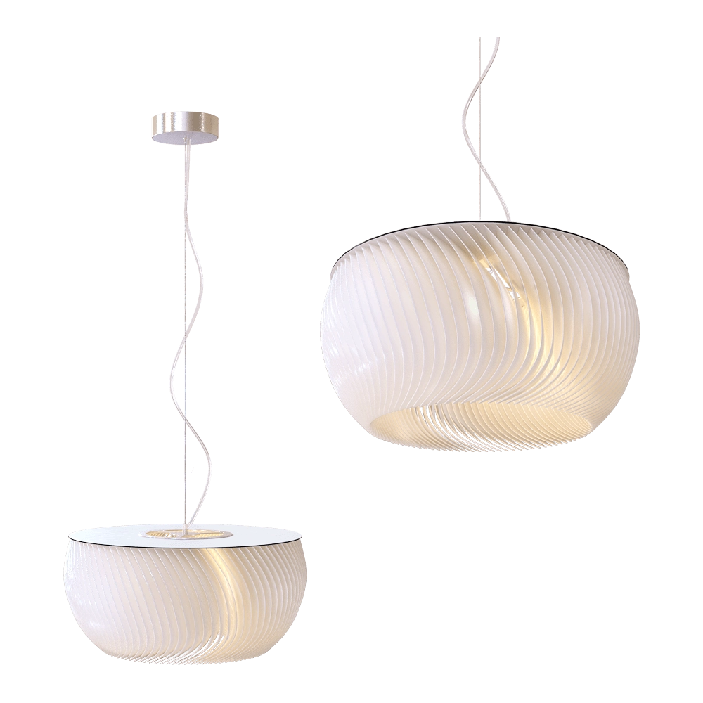 ZZOK – Pendant lamp Milosh tendence 0870PL-1WH 3D Model
